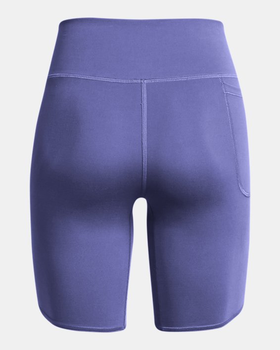 Women's UA Motion Crossover Bike Shorts in Purple image number 5